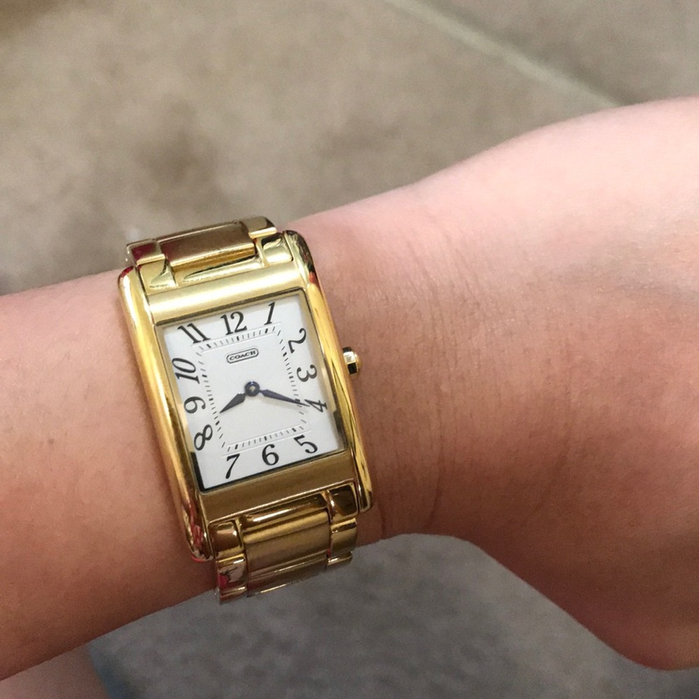 Coach Gold Watch